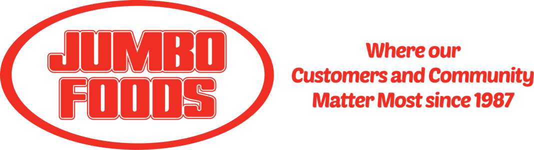 A theme logo of Jumbo Foods